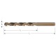 Spiraalboren, DIN 338, HSS M35 5% cobalt gelegeerd